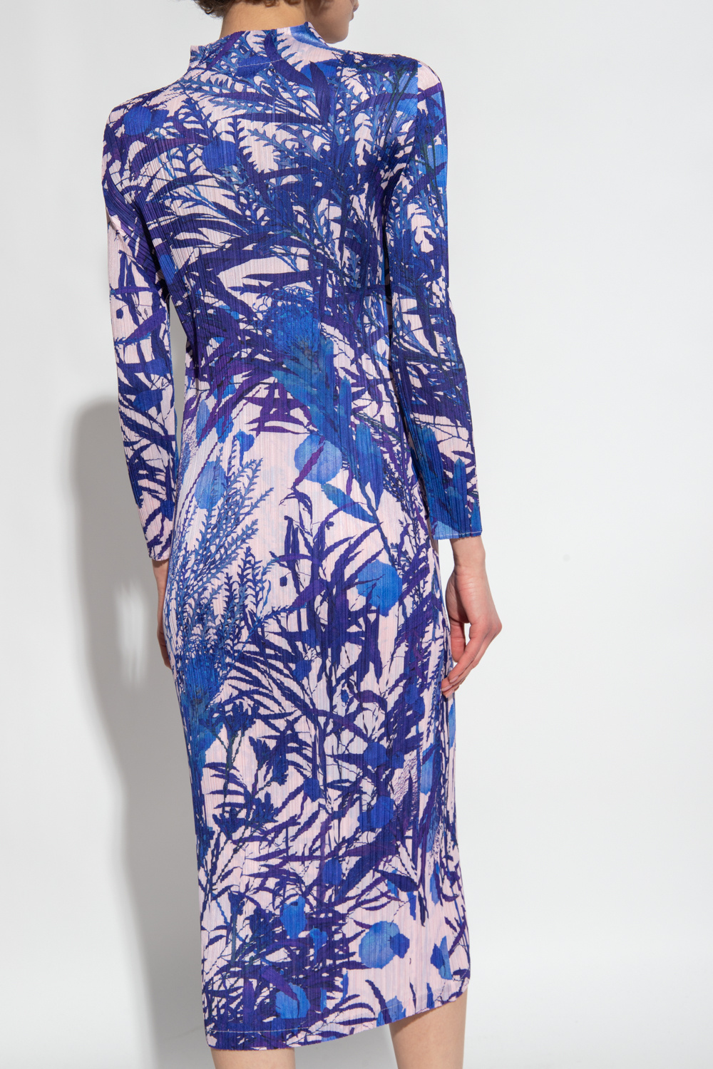 合馬公式アカウント1　PLEATS PLEASE! ストライプ 半袖 Cotton Stripe Ivy Flower Embroidery All In One | Pasand by